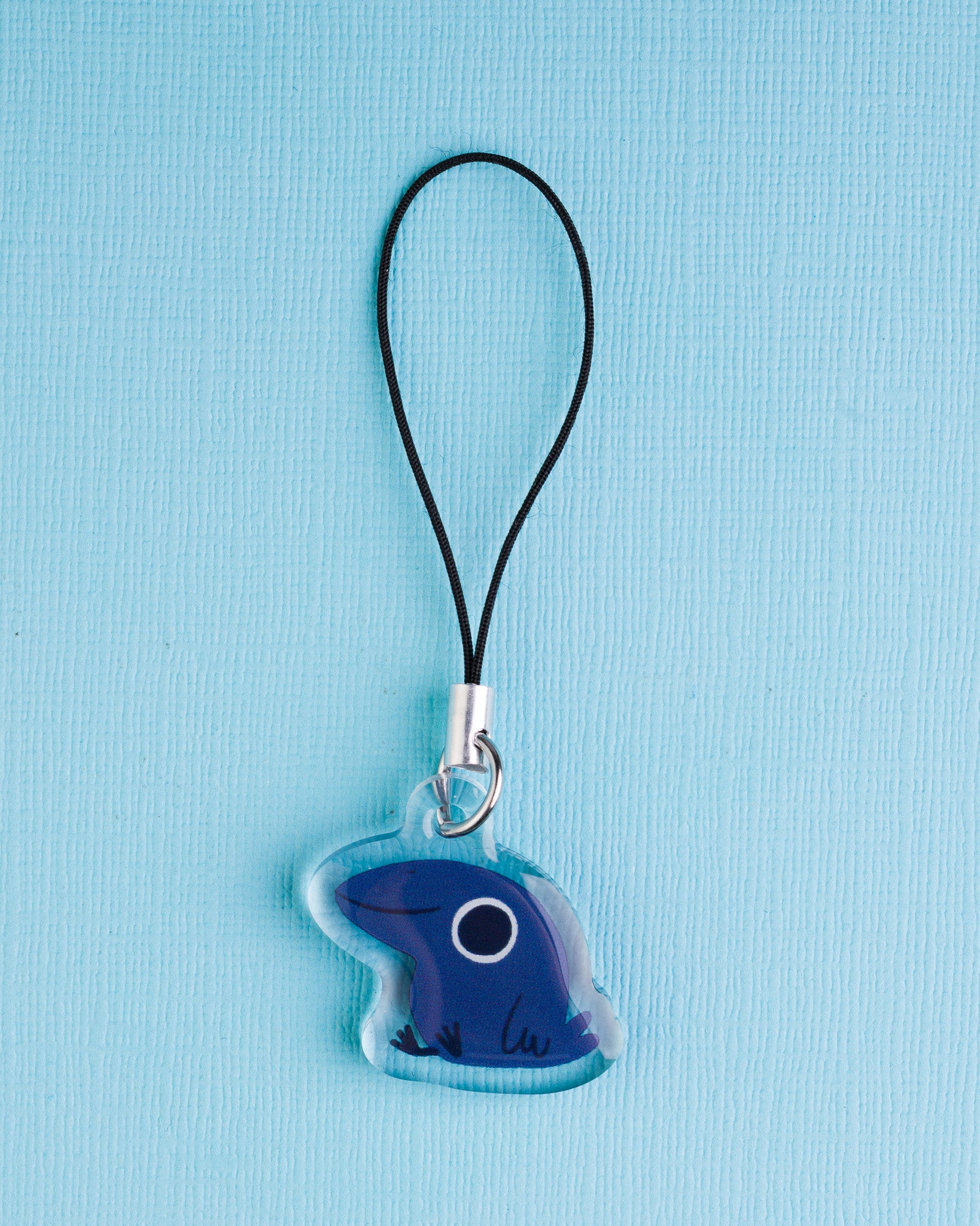 Mini Crow - Acrylic Phone Charm