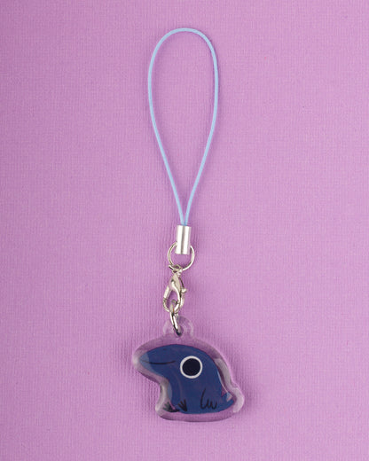 Mini Crow - Acrylic Phone Charm