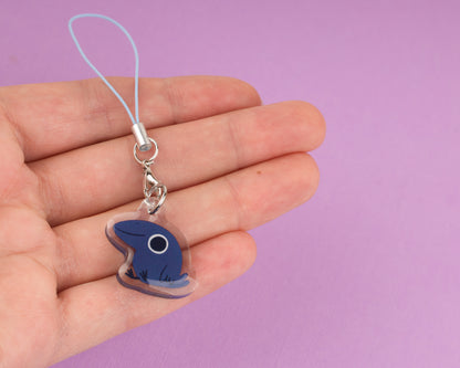 Mini Crow - Acrylic Phone Charm