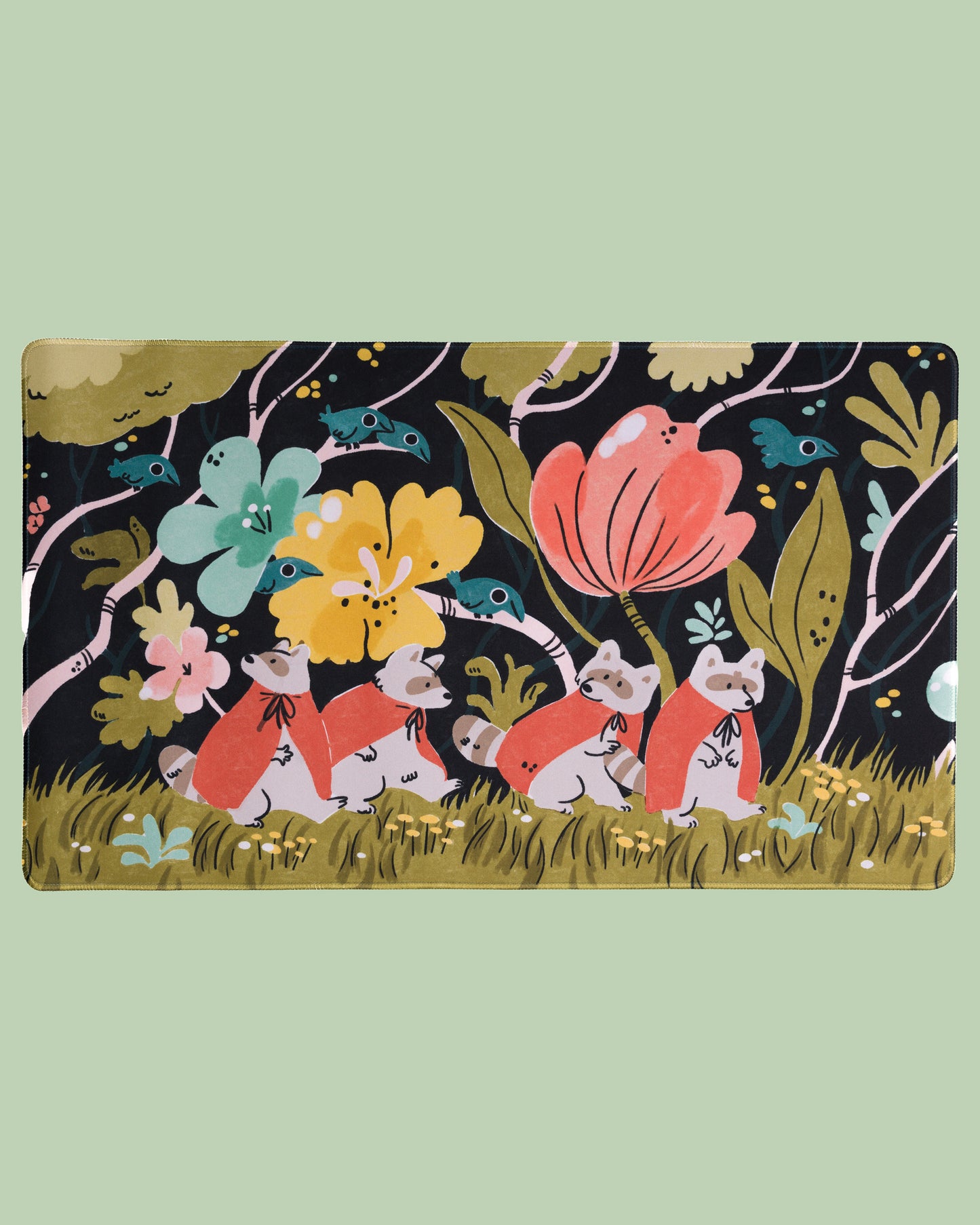 Into the Dark Woods - Small Desk Mat