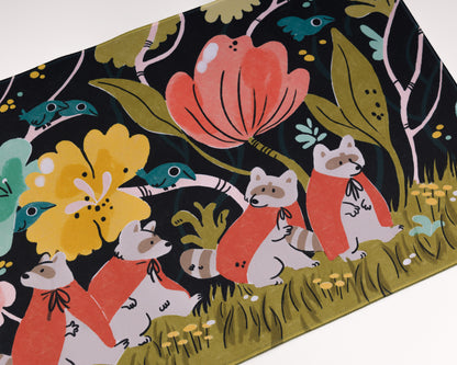 Into the Dark Woods - Small Desk Mat