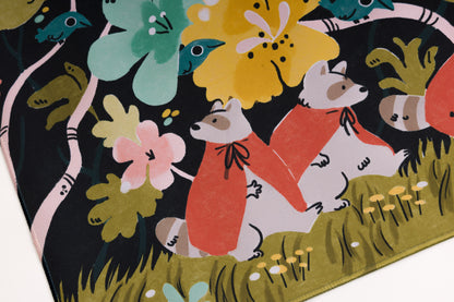 Into the Dark Woods - Small Desk Mat