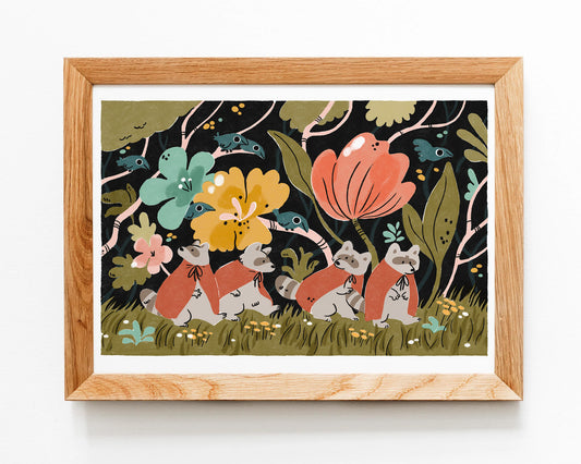 Into the Dark Woods - A5/A4 Art Print