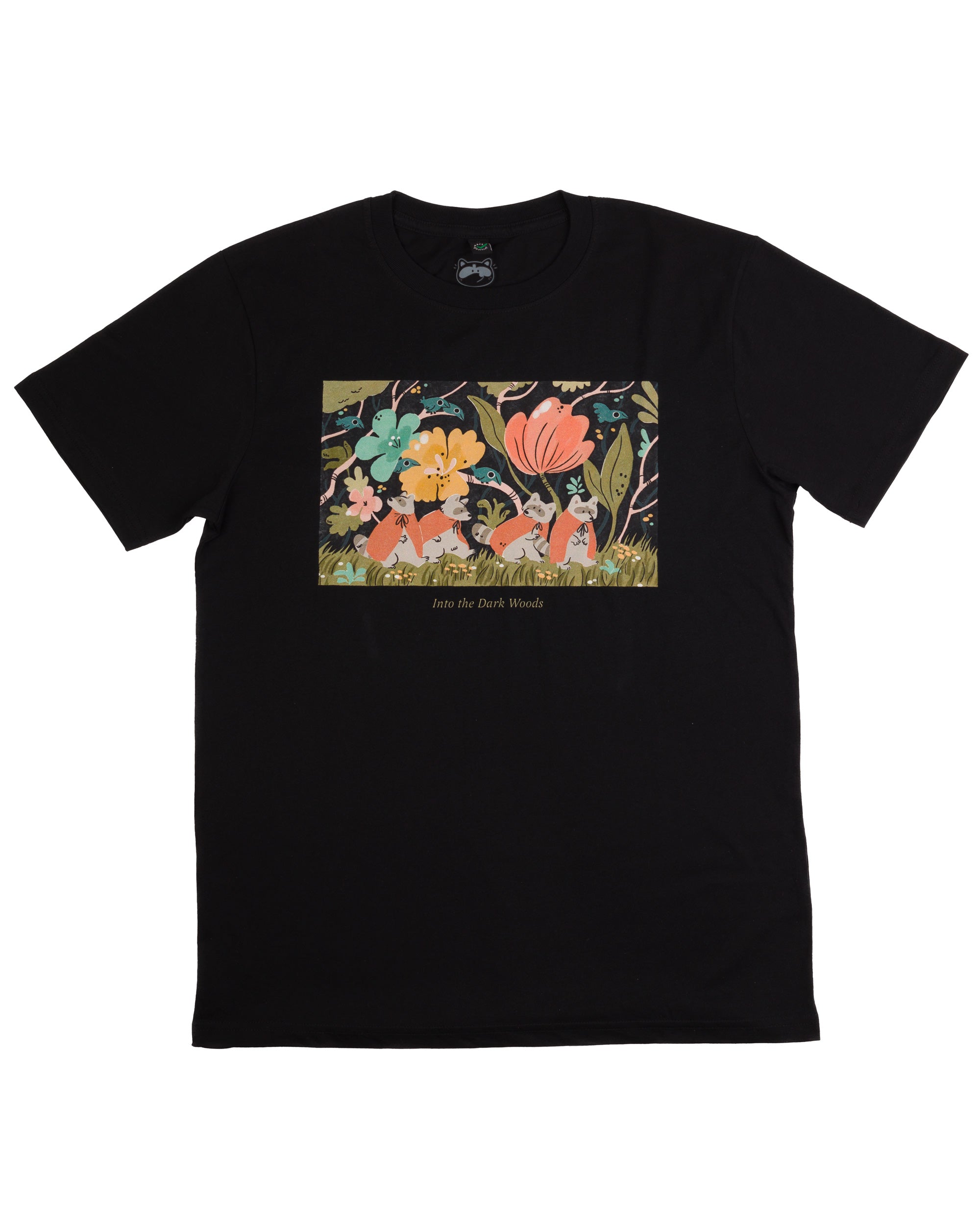 SECONDS SALE Into the Dark Woods - Black T-shirt