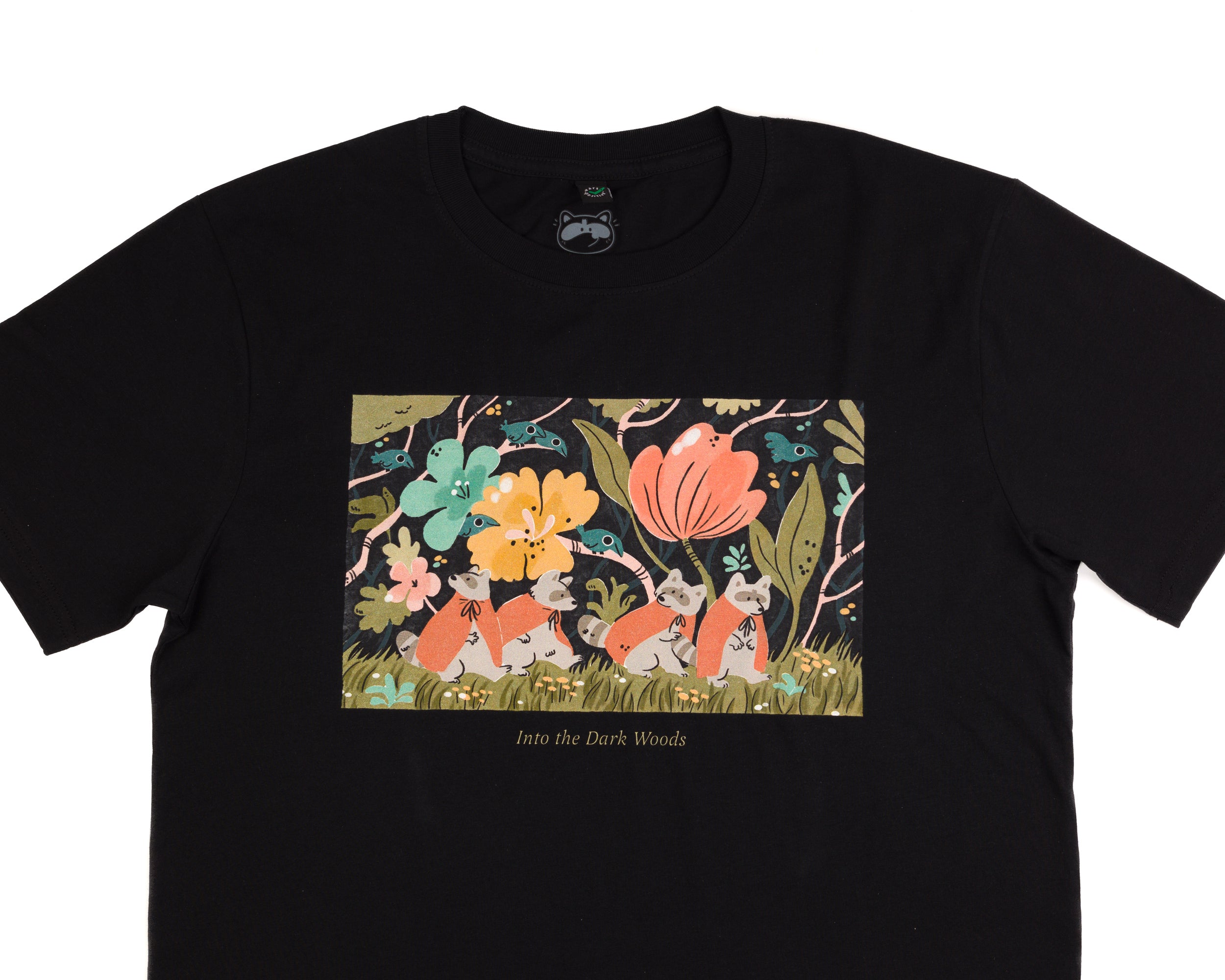 SECONDS SALE Into the Dark Woods - Black T-shirt