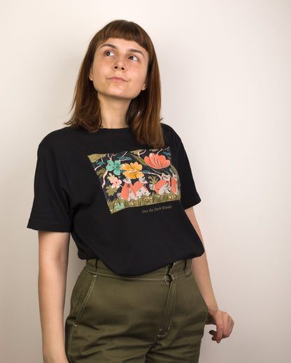 Into the Dark Woods - Black T-shirt