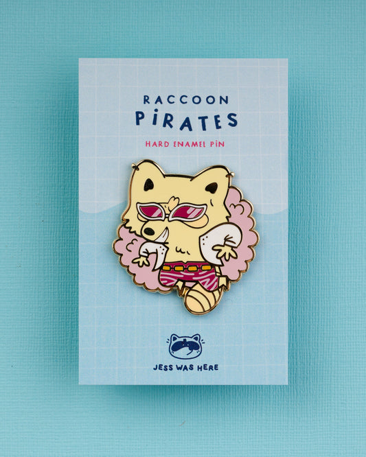 Doffy - Raccoon Pirates Enamel Pin