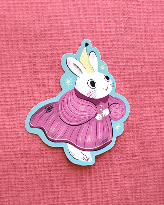 Fancy Bunny - Vinyl Sticker