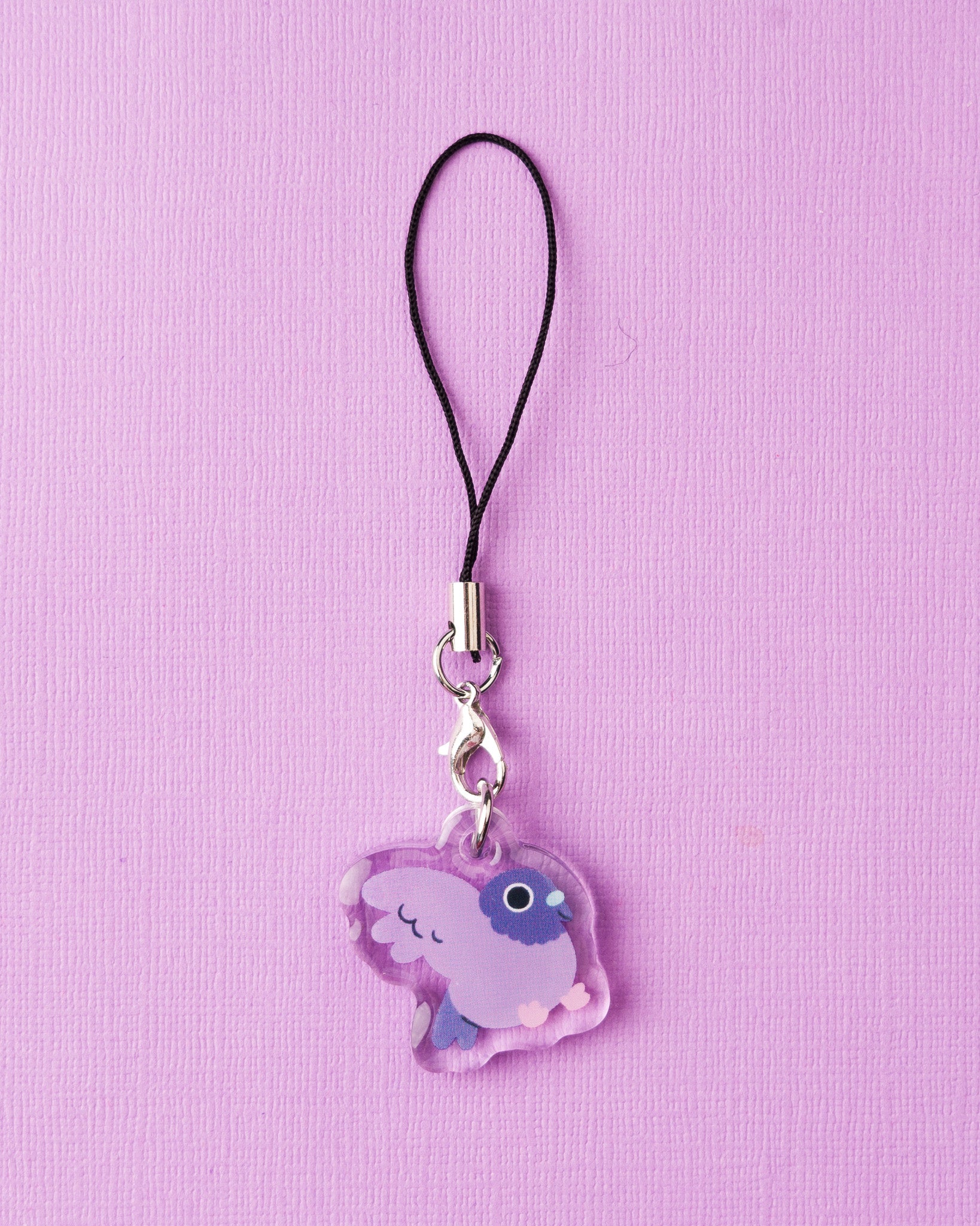 Flying Pigeon - Acrylic Phone Charm