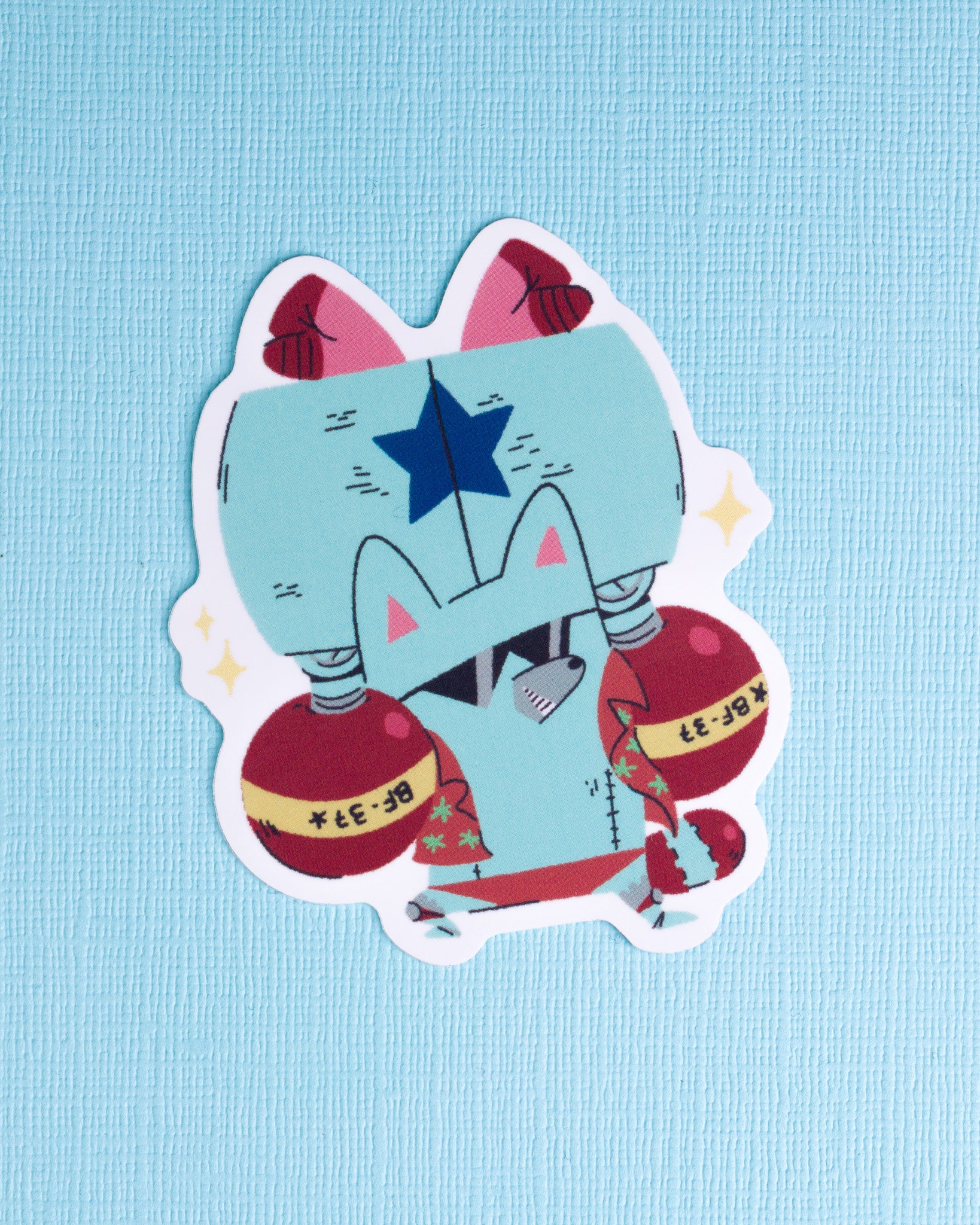 Suuupeeeerr - Raccoon Pirates Vinyl Sticker