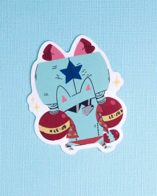 Suuupeeeerr - Raccoon Pirates Vinyl Sticker