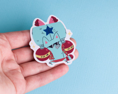 Suuupeeeerr - Raccoon Pirates Vinyl Sticker