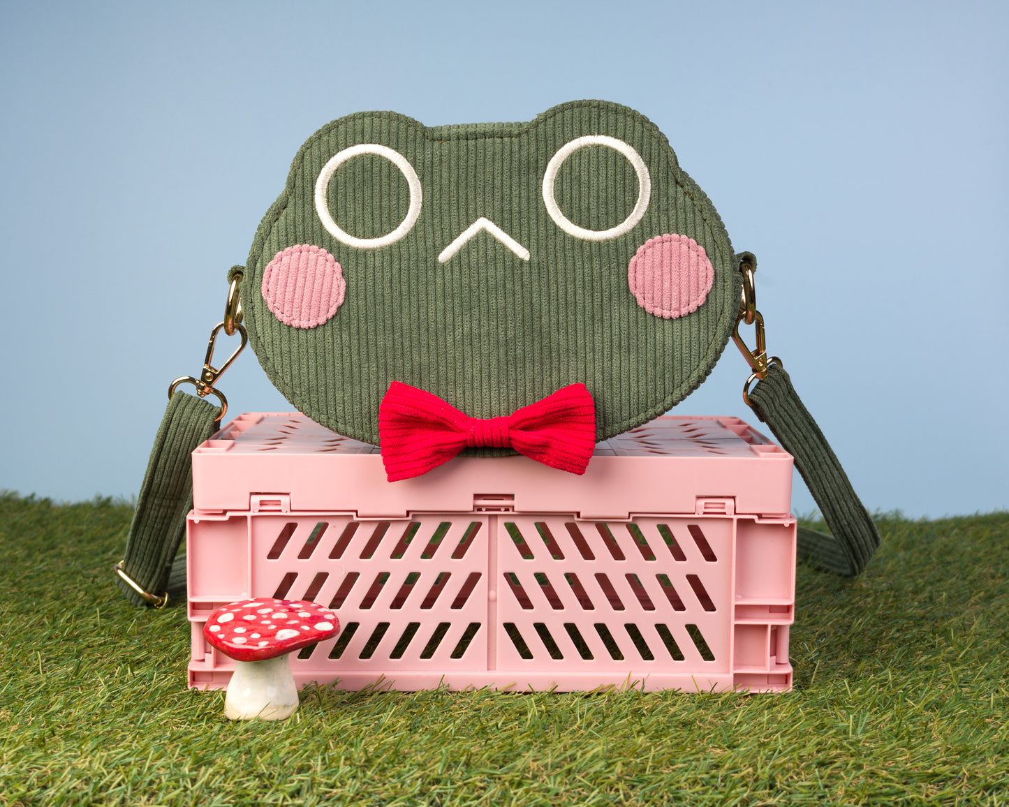 PREORDER Mini Frog - Corduroy Crossbody bag