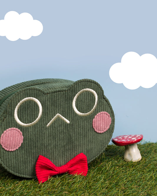Mini Frog - Corduroy Crossbody bag