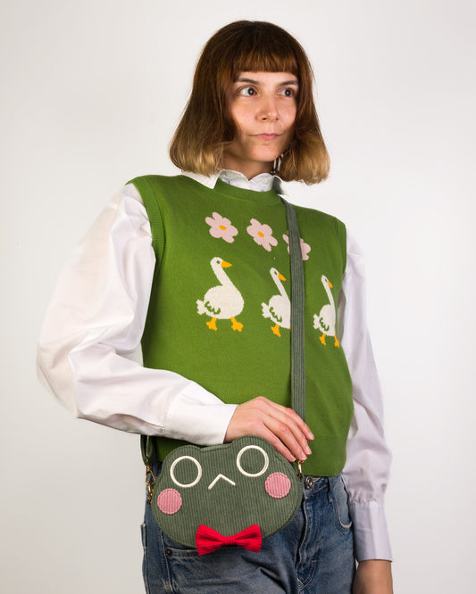 PREORDER Mini Frog - Corduroy Crossbody bag