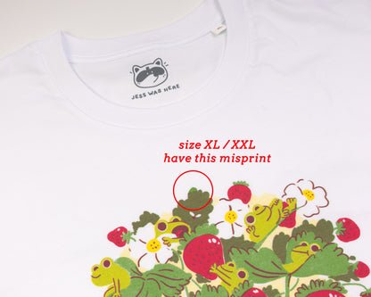 OLD VERSION Frogs and Berries - White T-shirt