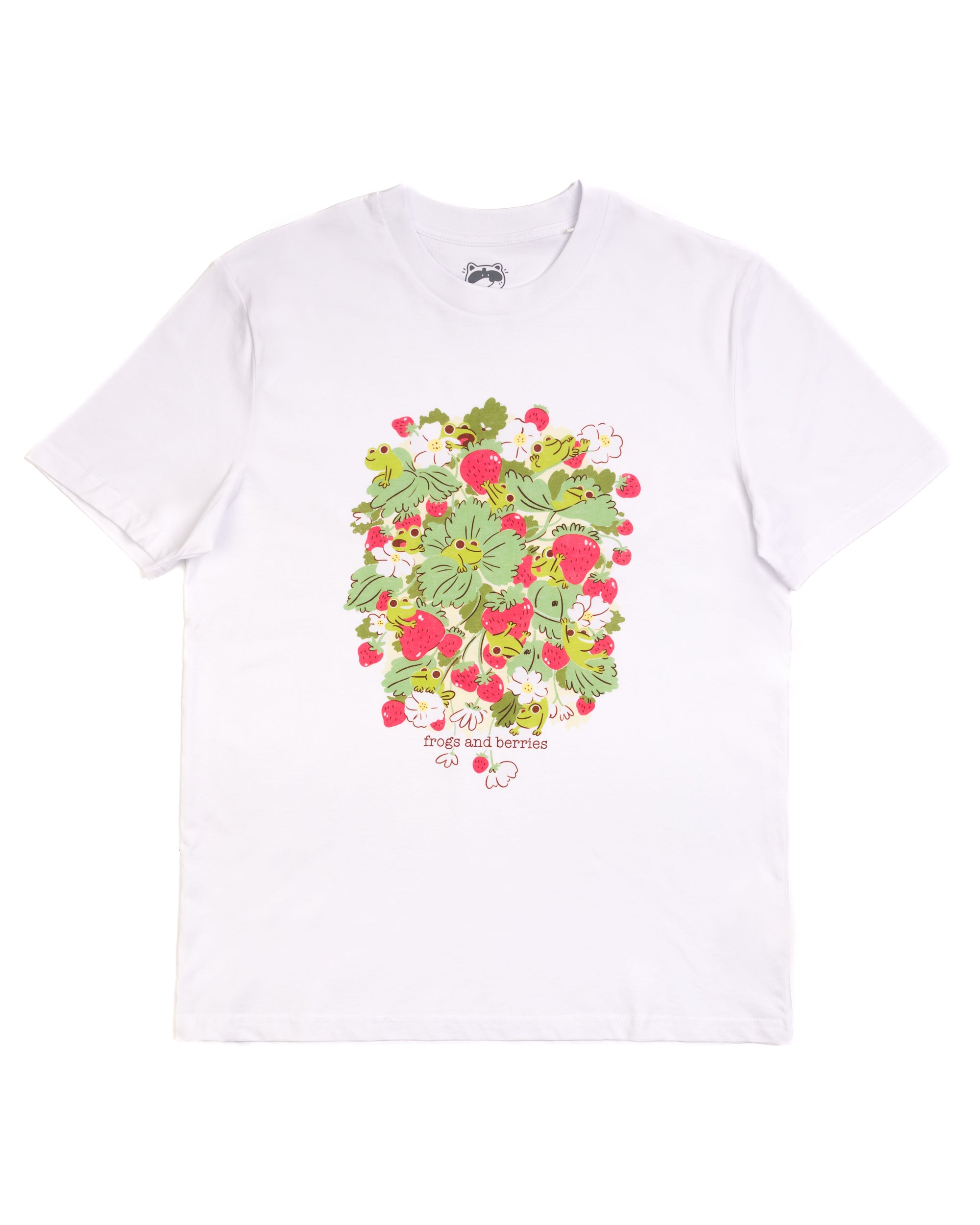 NEW VERSION Frogs and Berries - White T-shirt