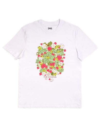 NEW VERSION Frogs and Berries - White T-shirt