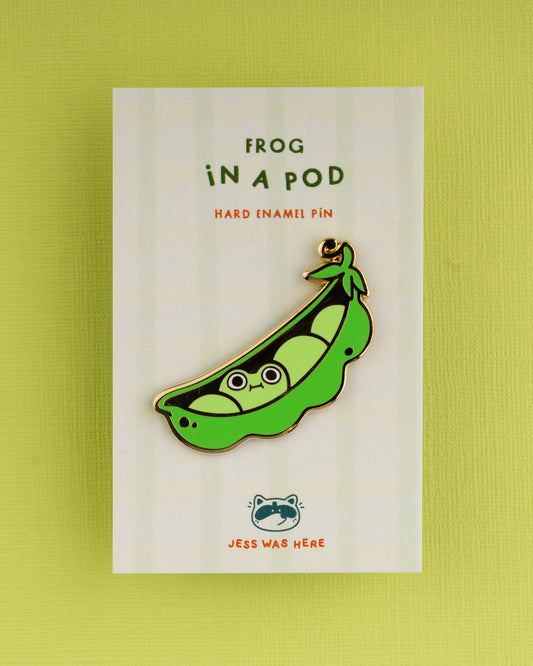 Frog in a Pod - Enamel Pin