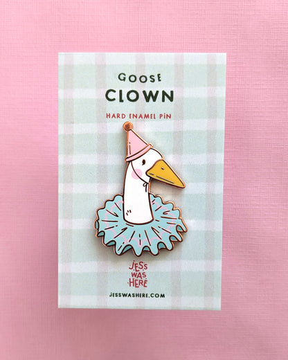 Goose Clown - Enamel Pin