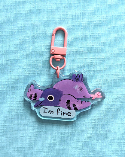 I'm Fine - Acrylic Keychain