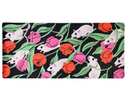 Rats and Tulips - Large Desk Mat