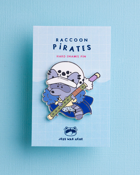 Surgeon - Raccoon Pirates Enamel Pin