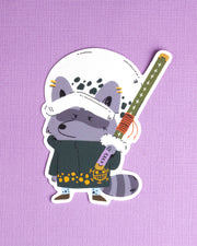 Surgeon - Raccoon Pirates Vinyl Sticker