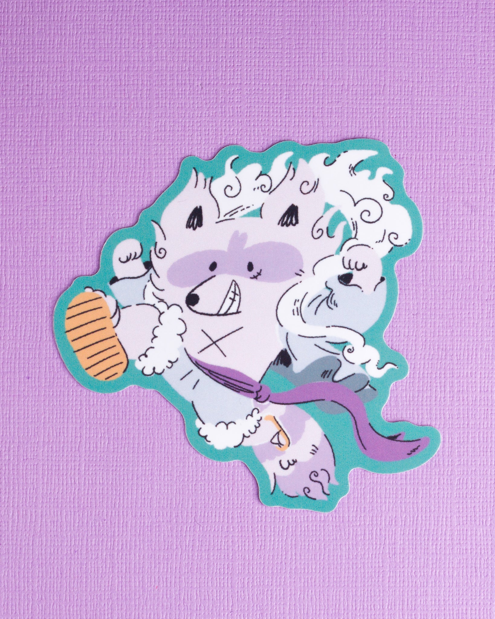 Gear - Raccoon Pirates Vinyl Sticker