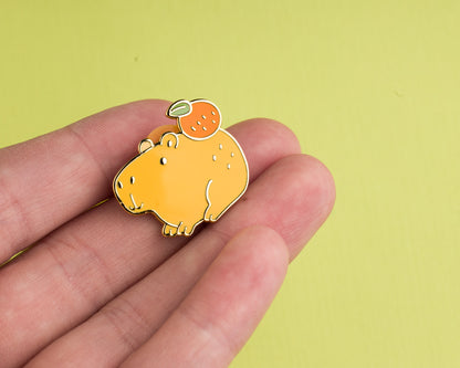 Mini Capybara - Enamel Pin