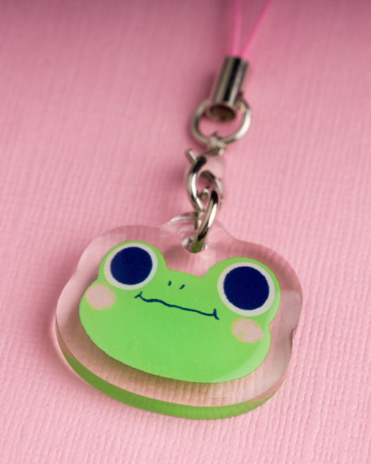 B-GRADE Mini Frog - Acrylic Phone Charm