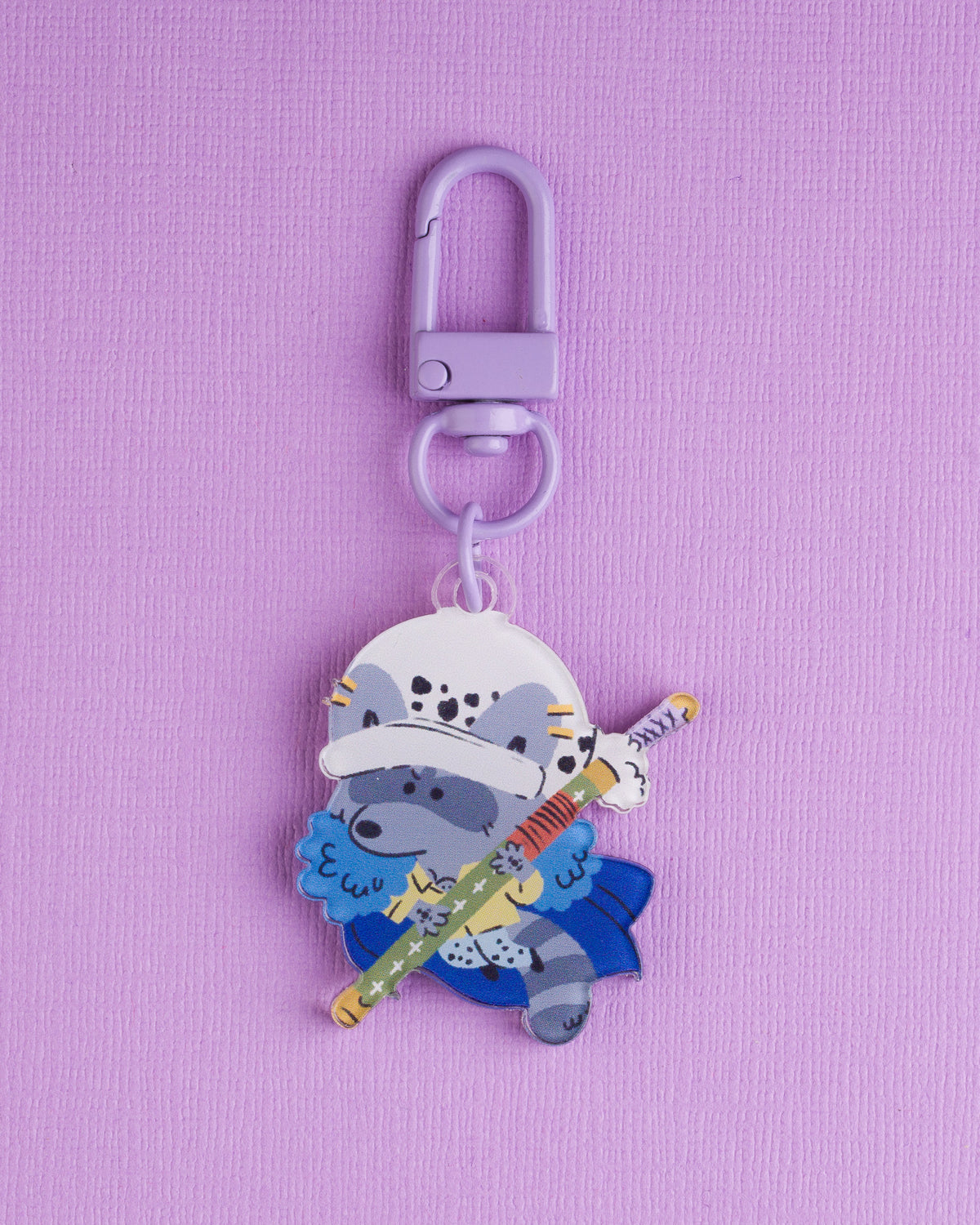 Pvc Raccoon Keychain Surgeon - Raccoon Pirates Acrylic Keychain – Jess Was Here