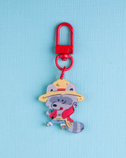 Straw Hat - Raccoon Pirates Acrylic Keychain