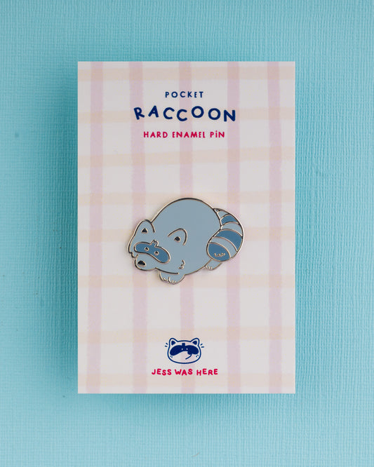 Mini Raccoon - Enamel Pin