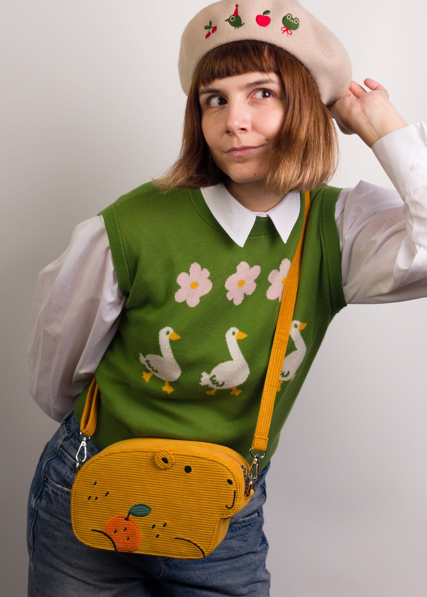 The Golden Orchard - Wool Beret