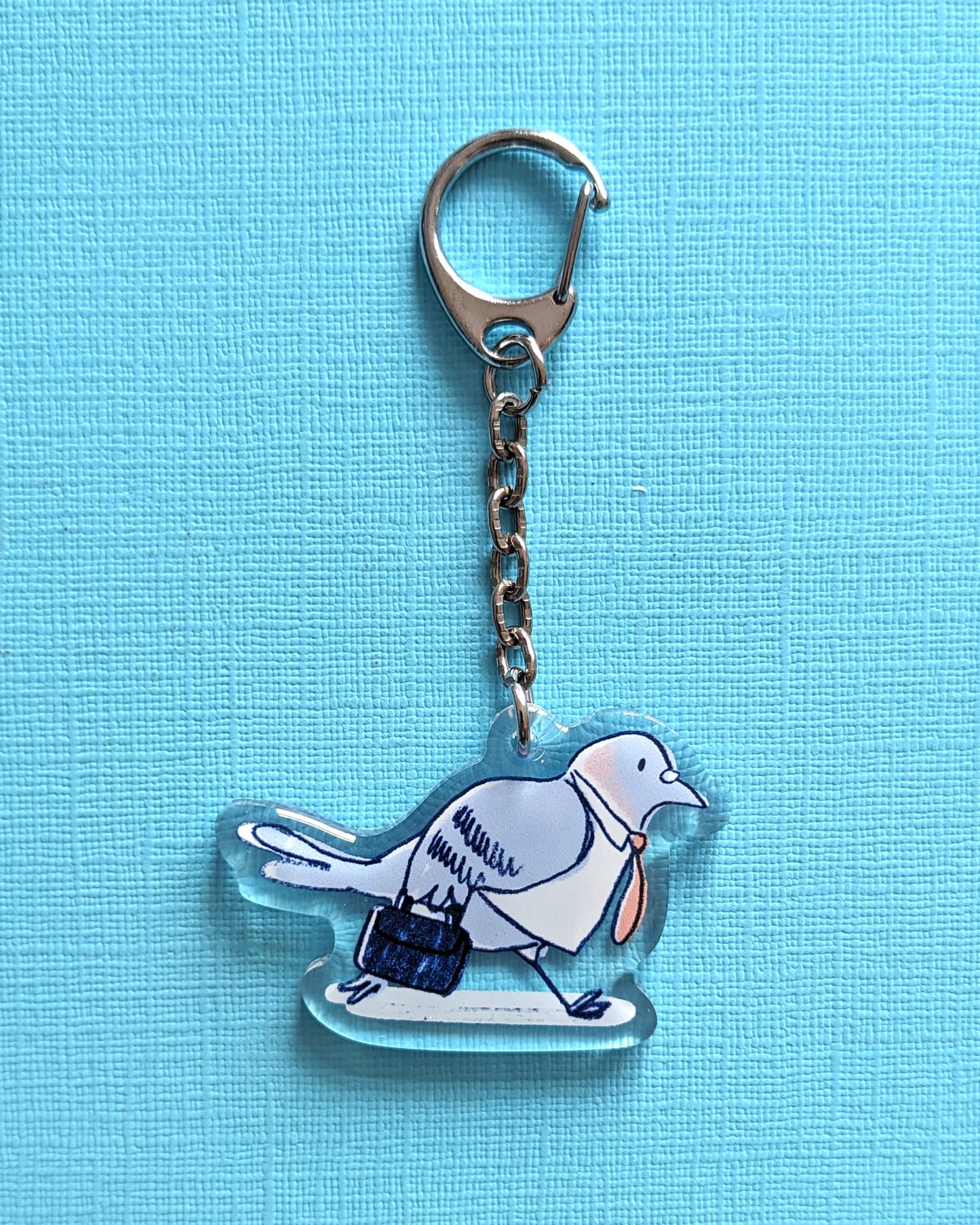 Mr Pigeon - Acrylic Keychain