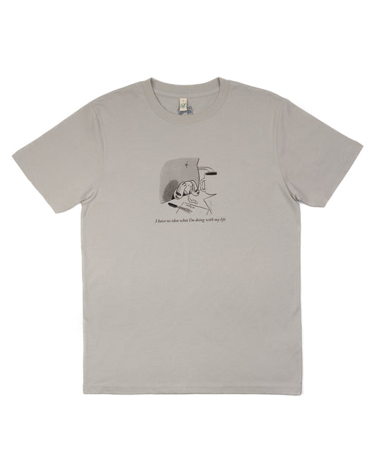 Mr Pigeon - Grey Pink T-shirt