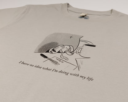 Mr Pigeon - Grey Pink T-shirt