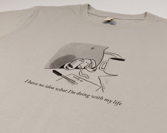 Mr Pigeon - Grey Pink T-shirt