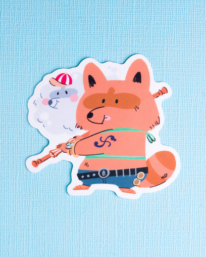 Navigator - Raccoon Pirates Vinyl Sticker