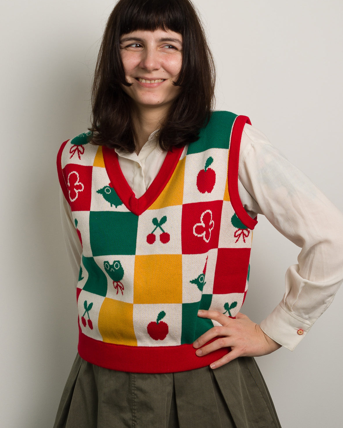 The Golden Orchard - Cotton Knit Vest