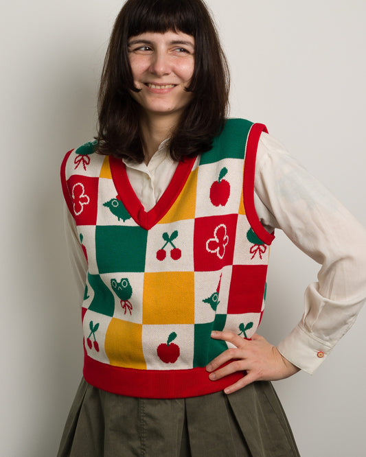 The Golden Orchard - Cotton Knit Vest