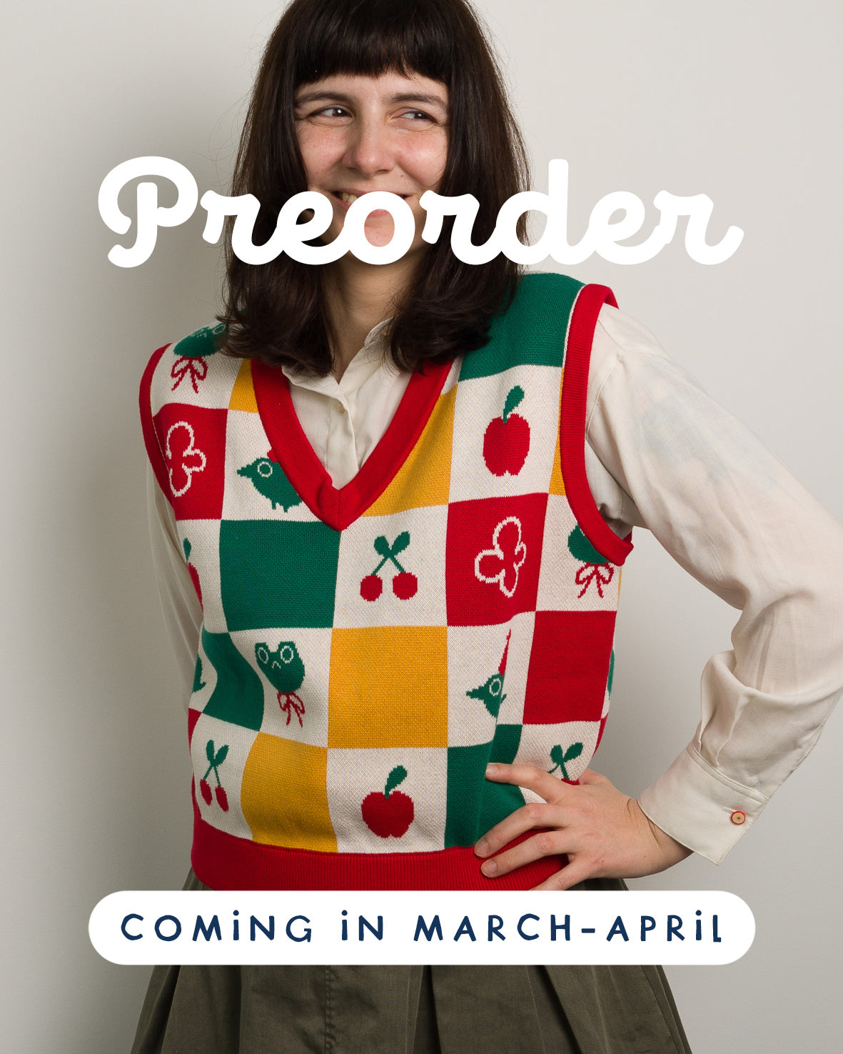 PREORDER The Golden Orchard - Cotton Knit Vest