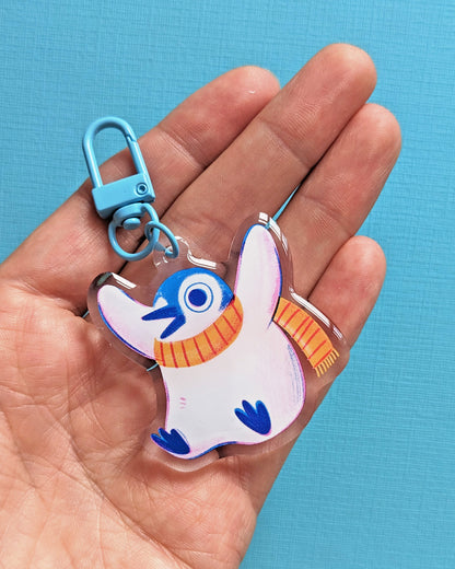 Baby Penguin - Acrylic Keychain