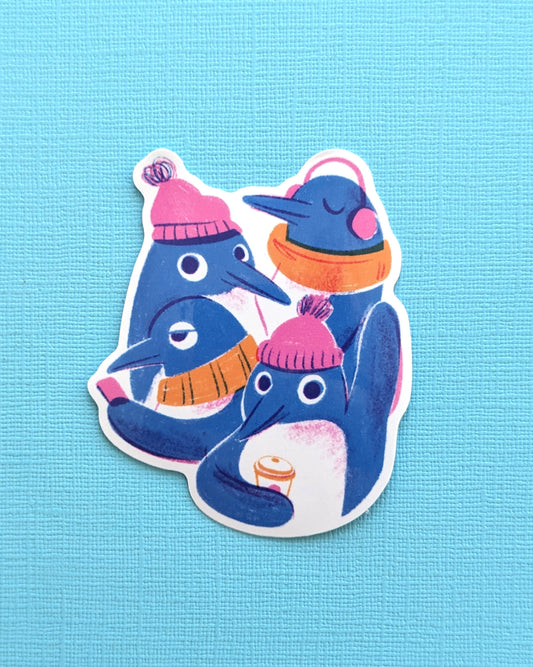 Penguin Gang - Vinyl Sticker