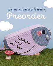 PREORDER Pigeon - Corduroy Crossbody bag