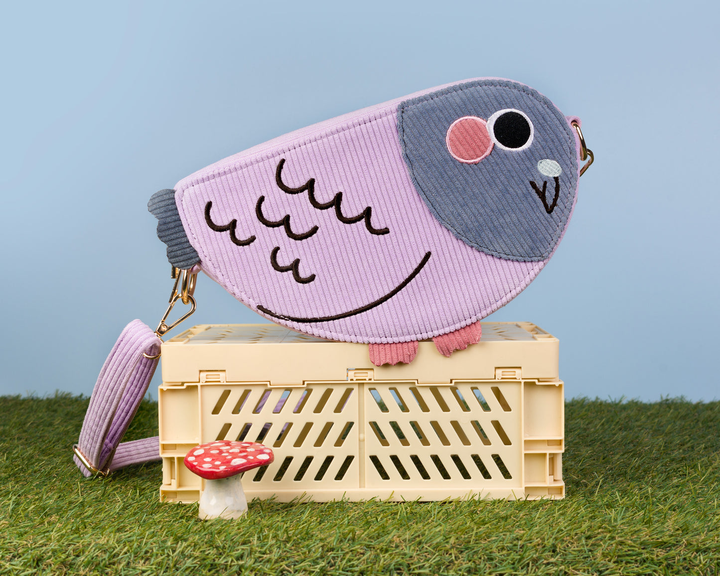 PREORDER Pigeon - Corduroy Crossbody bag