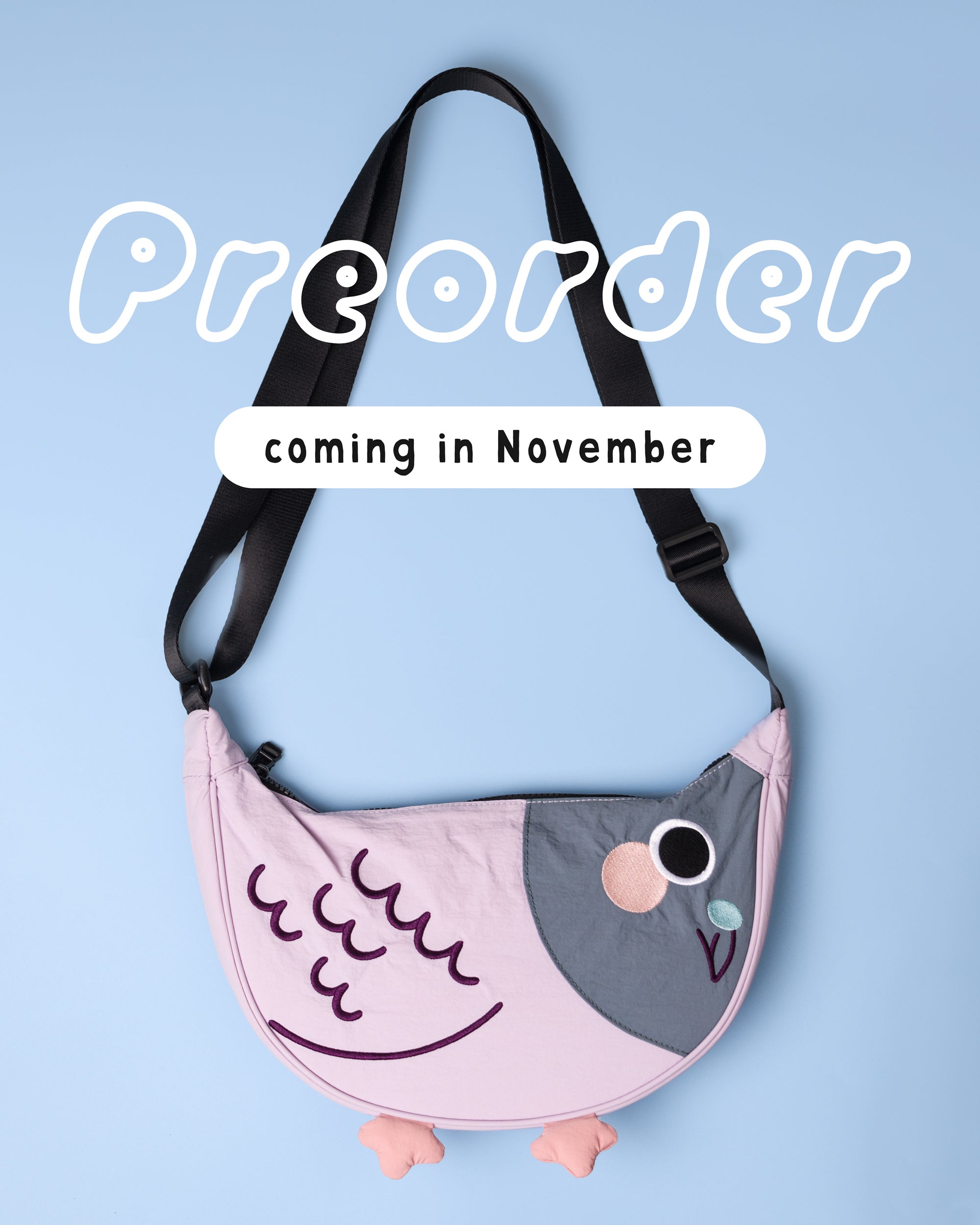 PREORDER Pigeon - Crescent Bag