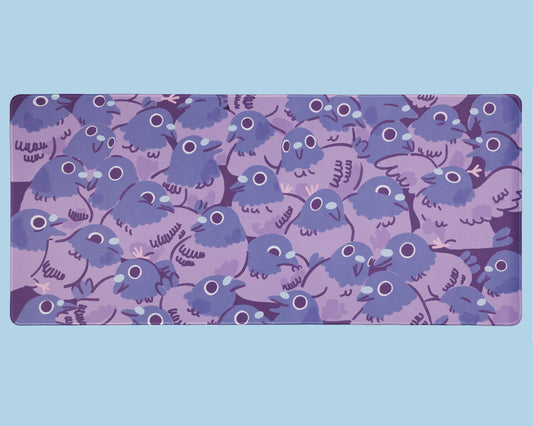 Lots of Pigeons - Large Desk Mat