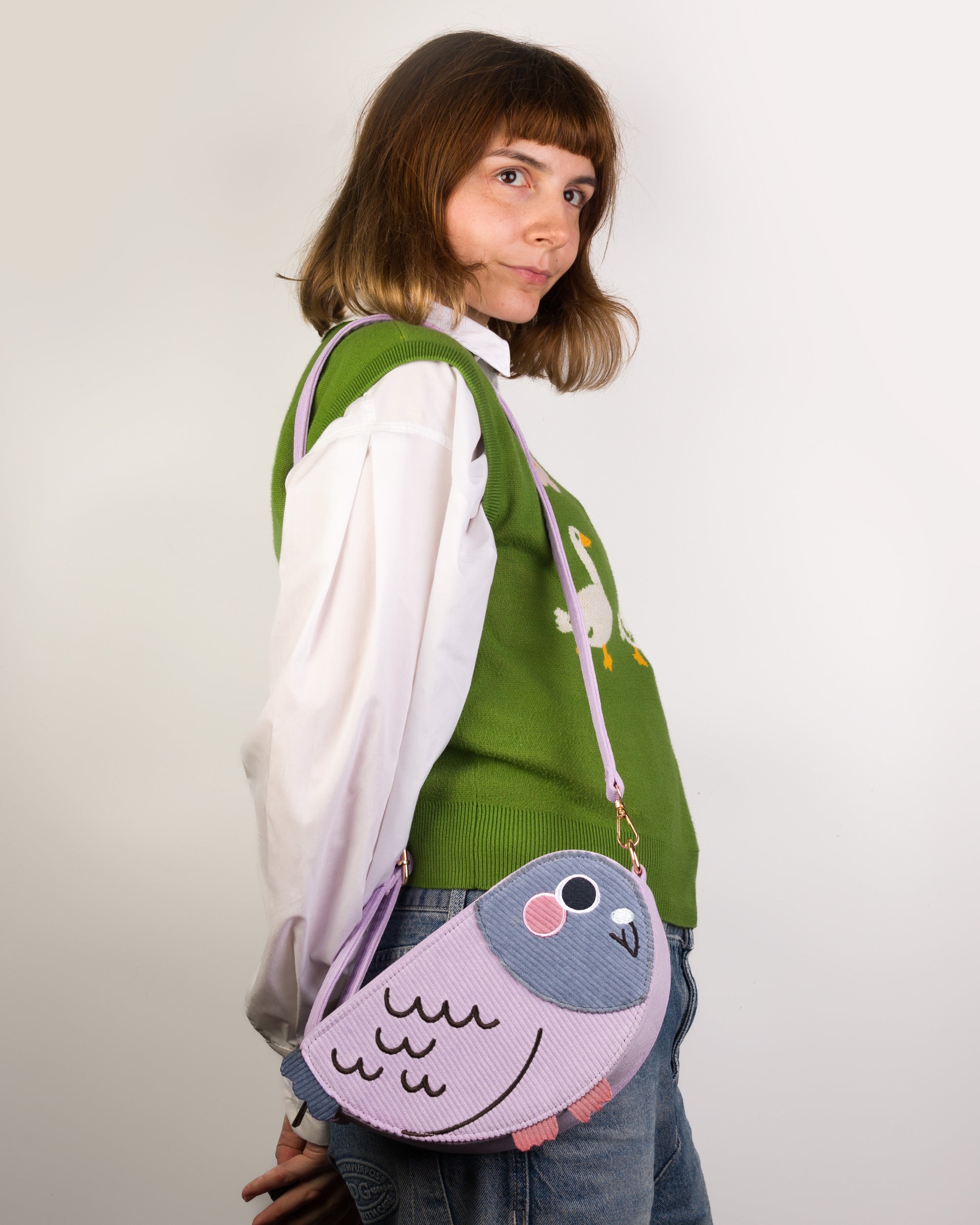 Pigeon - Corduroy Crossbody bag